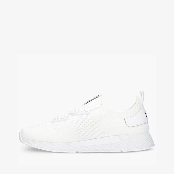Damskie sneakersy (buty) TOMMY HILFIGER TECHNICAL FLEXI KNITTED RUNNER en0en01416ybr kolor biały
