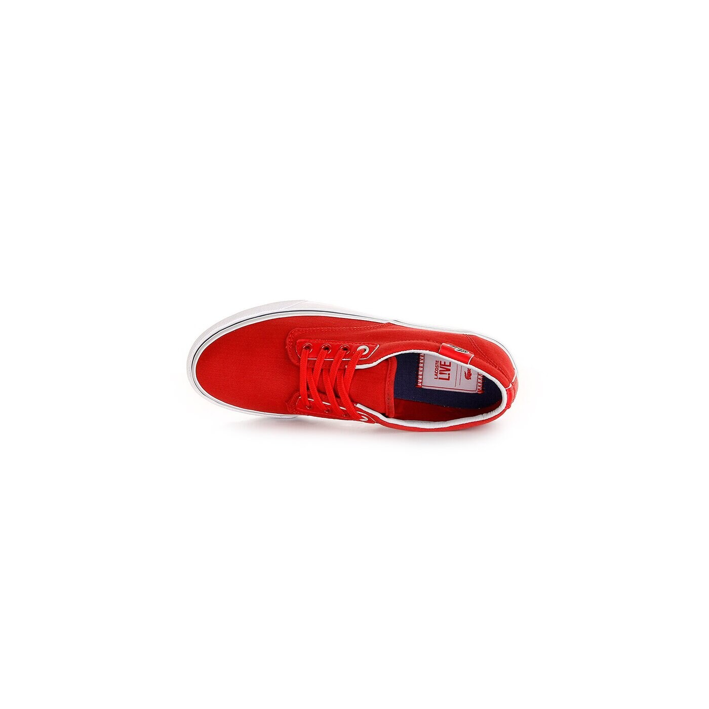 Damskie trampki LACOSTE BARBADOS SS 725lew2003254 kolor czerwony