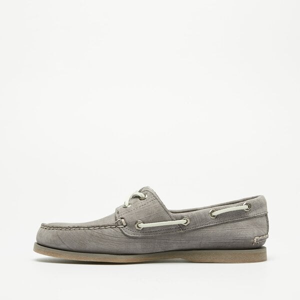 Męskie mokasyny TIMBERLAND CLASSIC BOAT BOAT SHOE MEDIUM tb0a4187el81 kolor szary