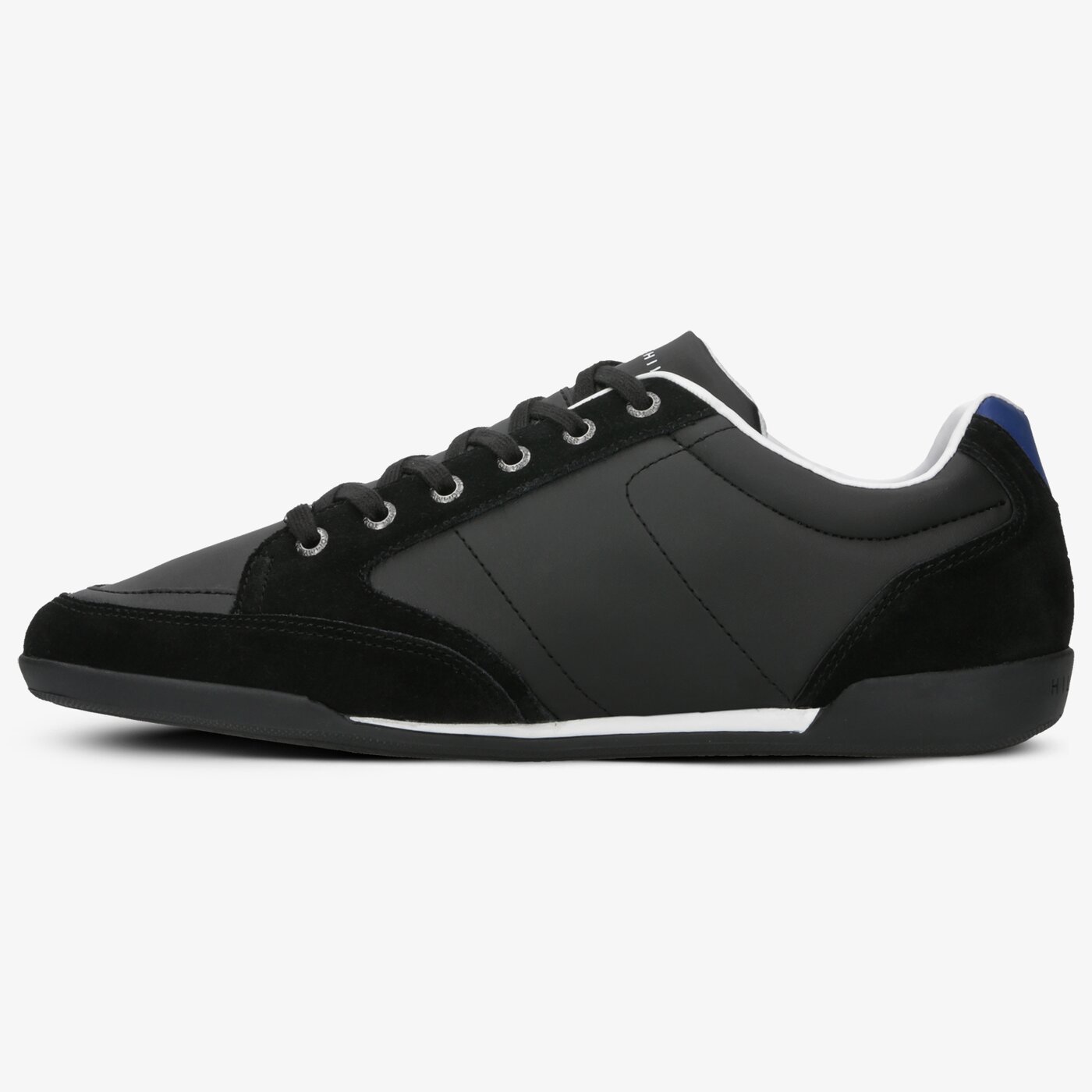 Męskie sneakersy (buty) TOMMY HILFIGER CORPORATE MATERIAL MIX CUPSOLE fm0fm02398990 kolor czarny