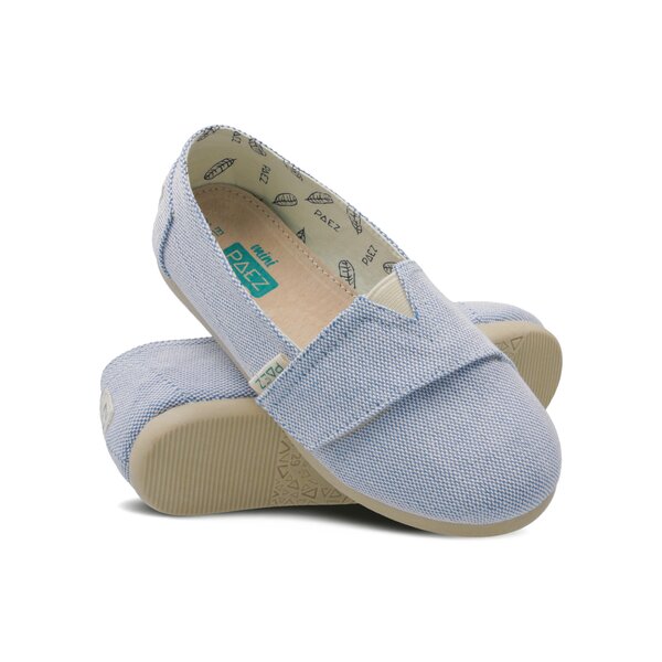 Dziecięce półbuty PAEZ ORIGINAL GUM LIGHT BLUE co30501k1002-311 kolor niebieski