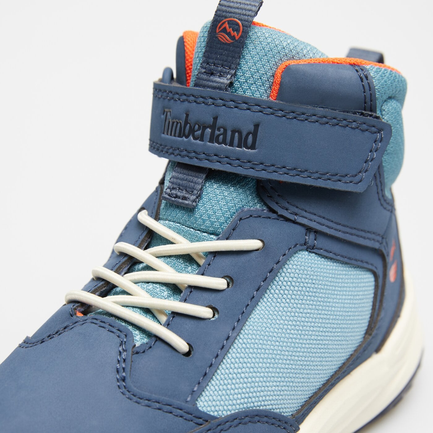 Dziecięce buty outdoor / trekkingowe TIMBERLAND MOTION ACCESS MID HOOK tb0a6bzxejk1 kolor granatowy