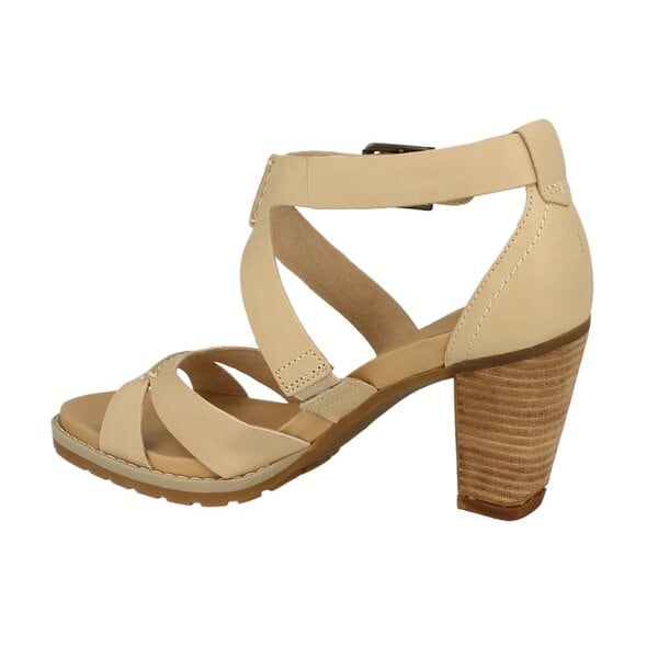 Damskie sandały TIMBERLAND EK STRATHAM SANDAL ANKLE STRAP 8066a kolor beżowy
