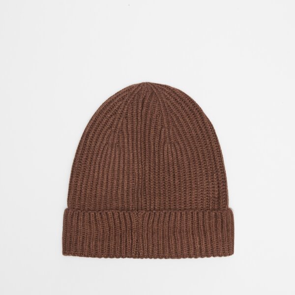 Damska czapka zimowa TIMBERLAND CZAPKA WOOL BEANIE tb0a66cj2431 kolor brązowy