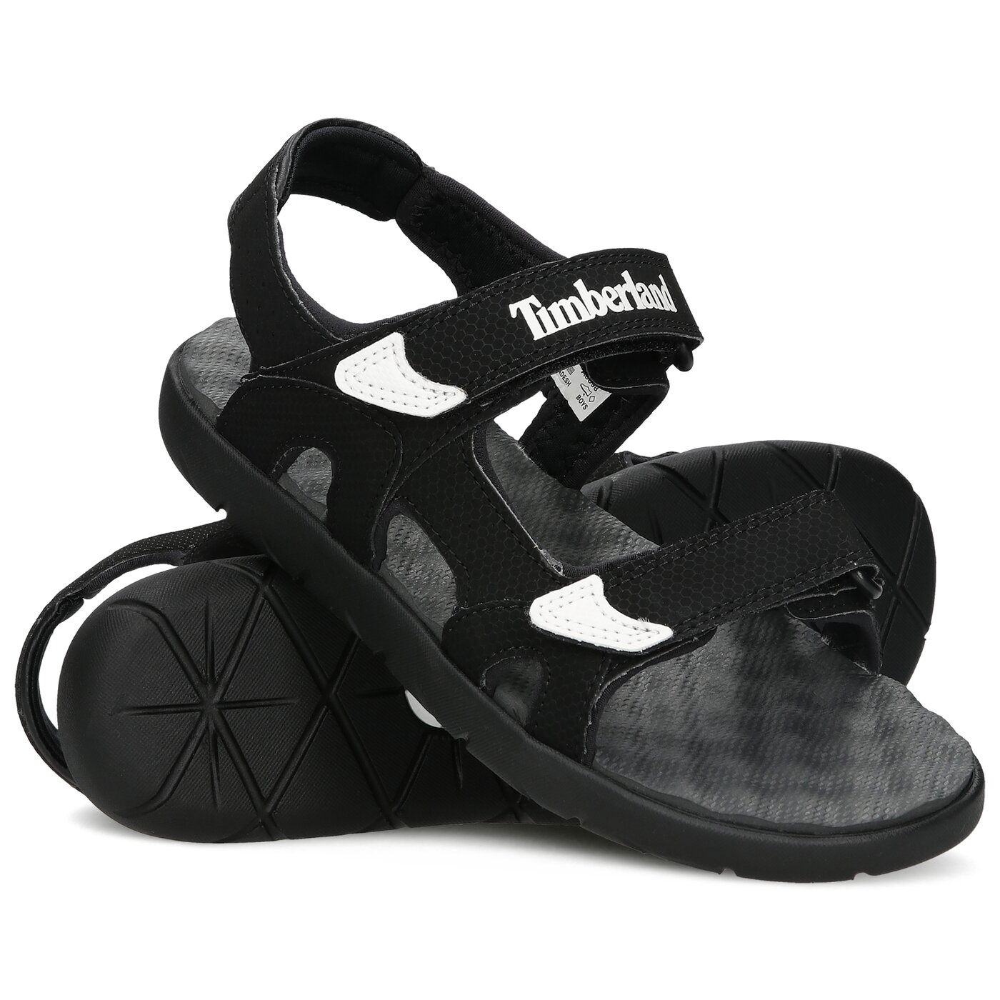 Dziecięce sandały / klapki TIMBERLAND PERKINS ROW 2-STRAP tb0a24t60151 kolor czarny