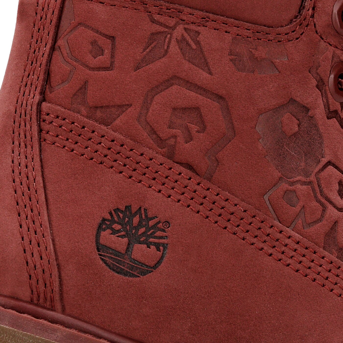 Damskie trapery TIMBERLAND PREMIUM 6 INCH BOOT - W  a1k3o kolor bordowy