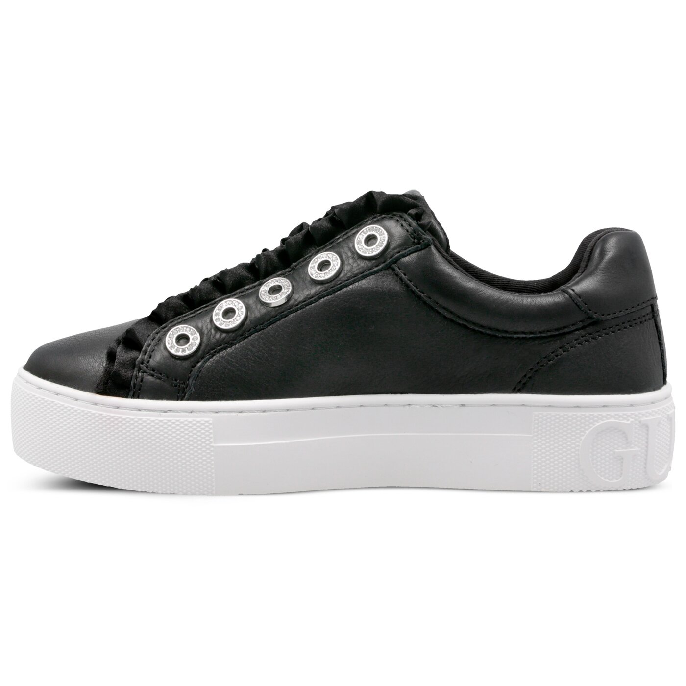 Damskie sneakersy (buty) GUESS MEZRAL fl5mzrlea12black kolor czarny