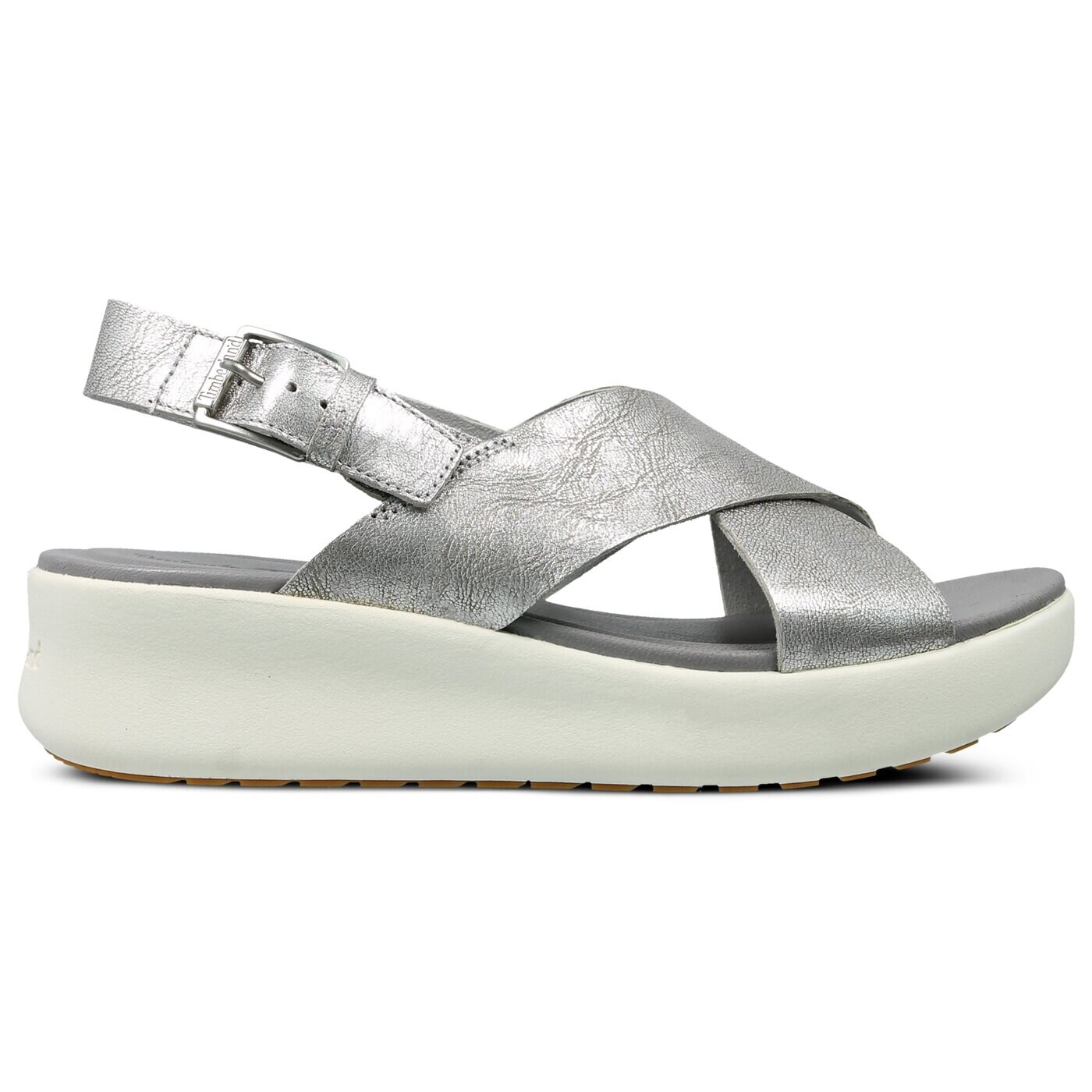 Damskie sandały TIMBERLAND LOS ANGELES WIND SLINGBAC ca1pfm kolor srebrny