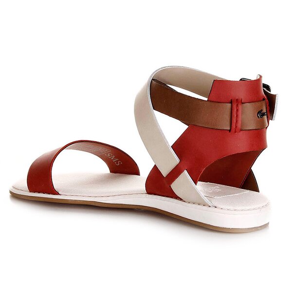 Damskie sandały LACOSTE ALMONT 725srw1114rb3 kolor czerwony