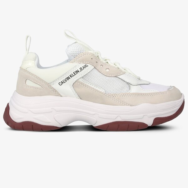 Damskie sneakersy (buty) CALVIN KLEIN MAYA r0802100 kolor biały