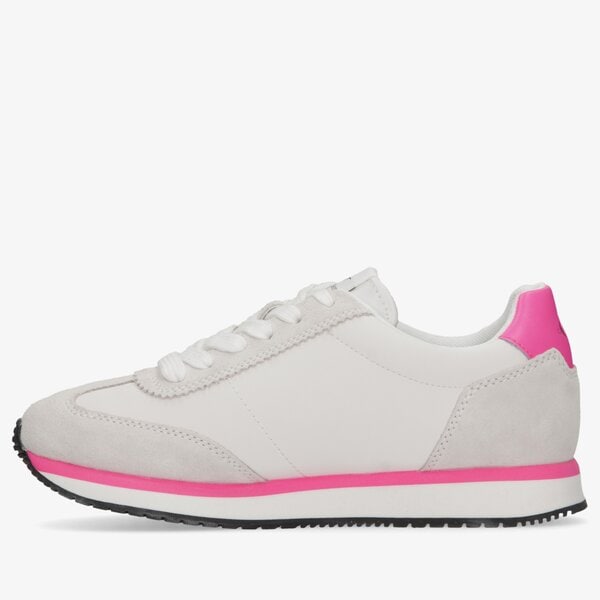 Damskie sneakersy (buty) CALVIN KLEIN RETRO RUNNER 1 yw0yw0051601t kolor biały