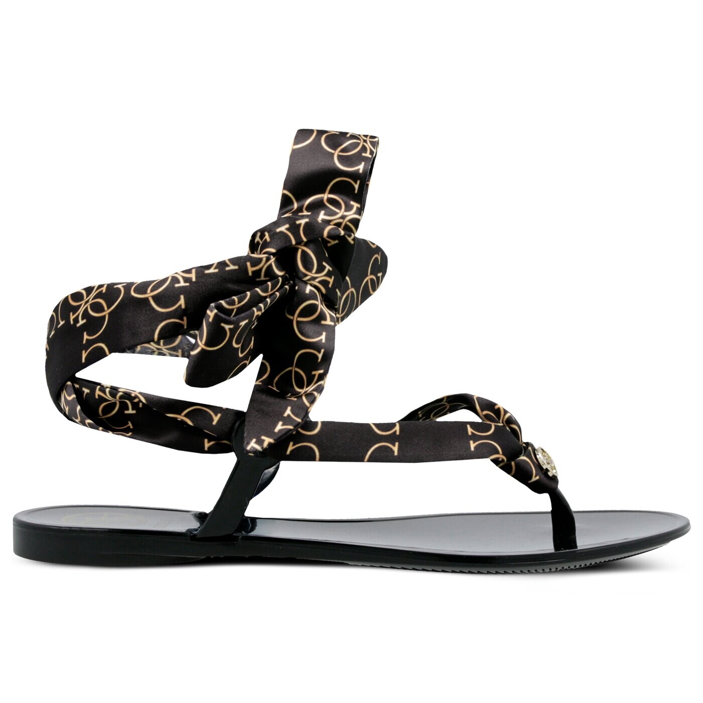 Damskie sandały GUESS JUDAY fl6judfap21blkgo kolor czarny