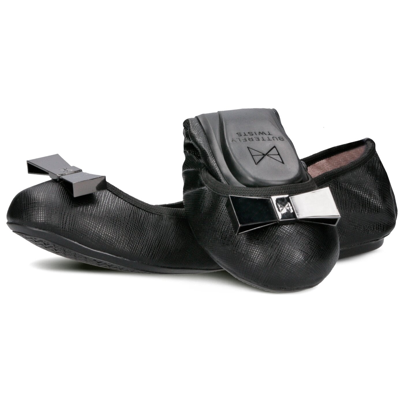 Damskie baleriny (buty) BUTTERFLY TWISTS CHLOE bt21-038-001 kolor czarny