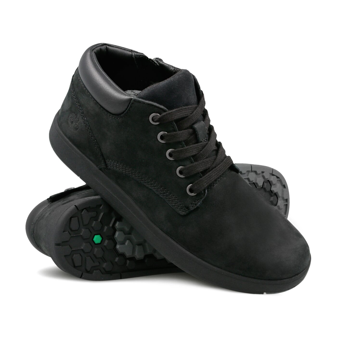 Dziecięce trampki TIMBERLAND DAVIS SQUARE LEATHER CHK a1uzb kolor czarny