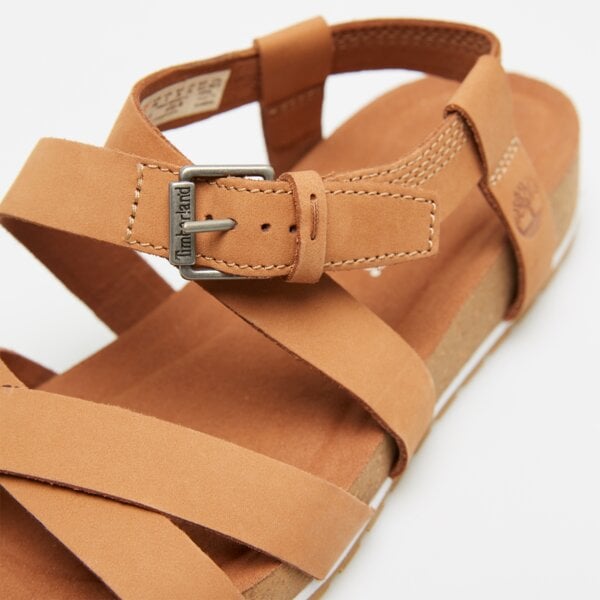 Damskie sandały TIMBERLAND MALIBU WAVES ANKLE ca1mqr kolor brązowy