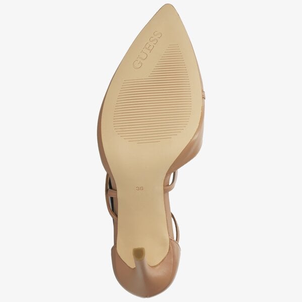 Damskie szpilki / czółenka GUESS CLAUDIE fl5clalea08nude kolor beżowy