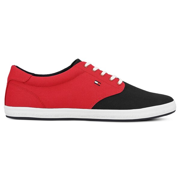 Męskie trampki TOMMY HILFIGER H2285OWELL 3D1 fm0fm00412611 kolor czerwony