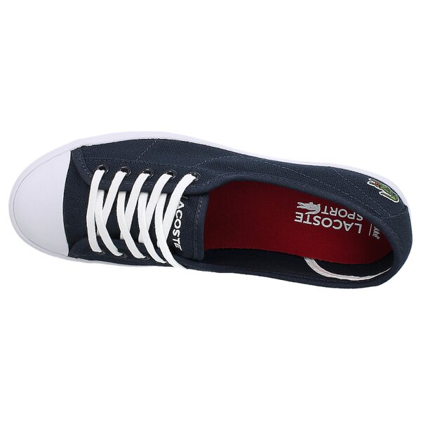 Damskie trampki LACOSTE ZIANE LCR2 727spw0150db4 kolor granatowy