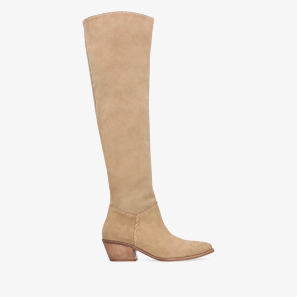 Damskie kozaki SYMBIOSIS PREMIUM HIGH BOOTS sywc221013 kolor brązowy