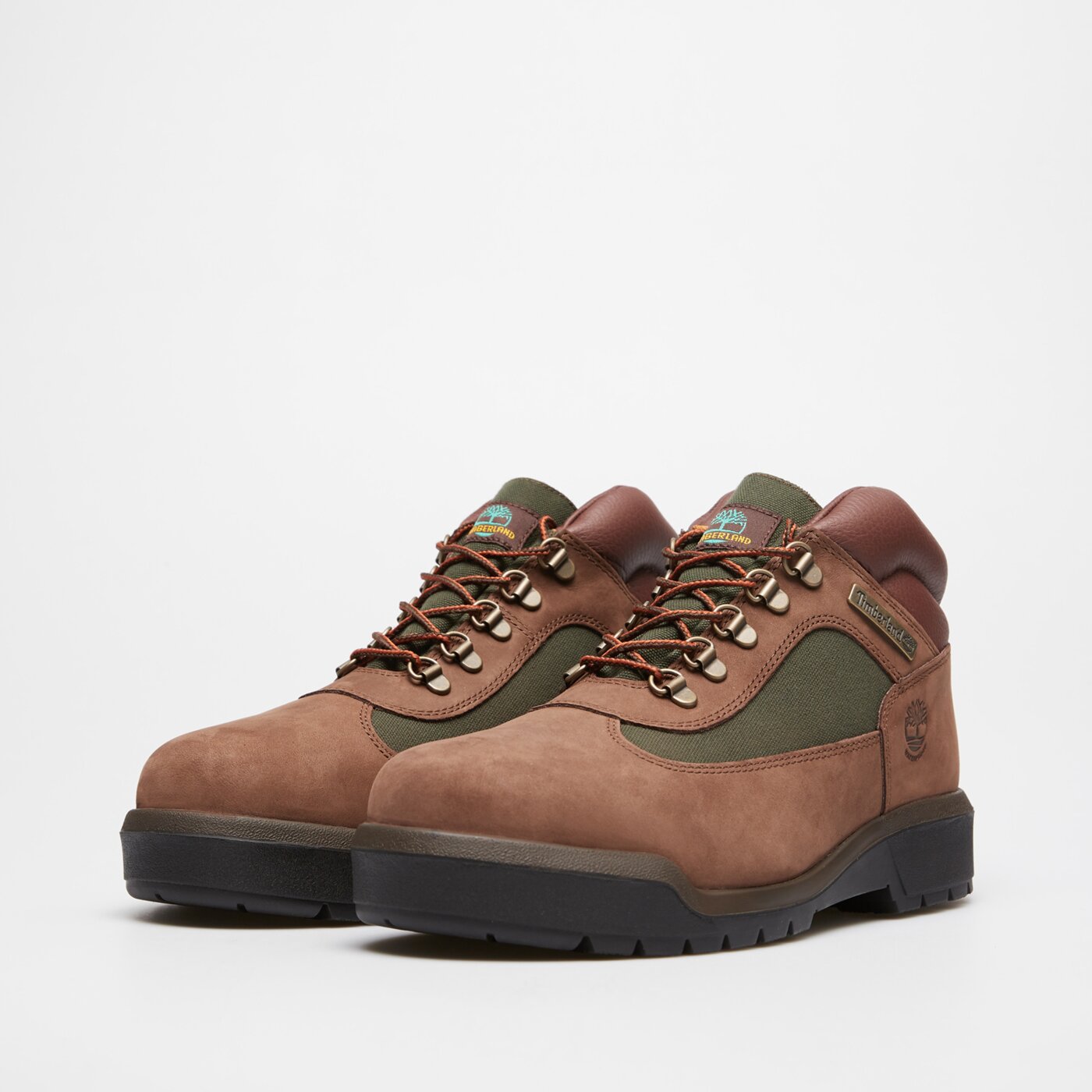 Męskie buty za kostkę TIMBERLAND FIELD BOOT MID LACE WATERPROOF BOOT tb1a18a6d471 kolor brązowy