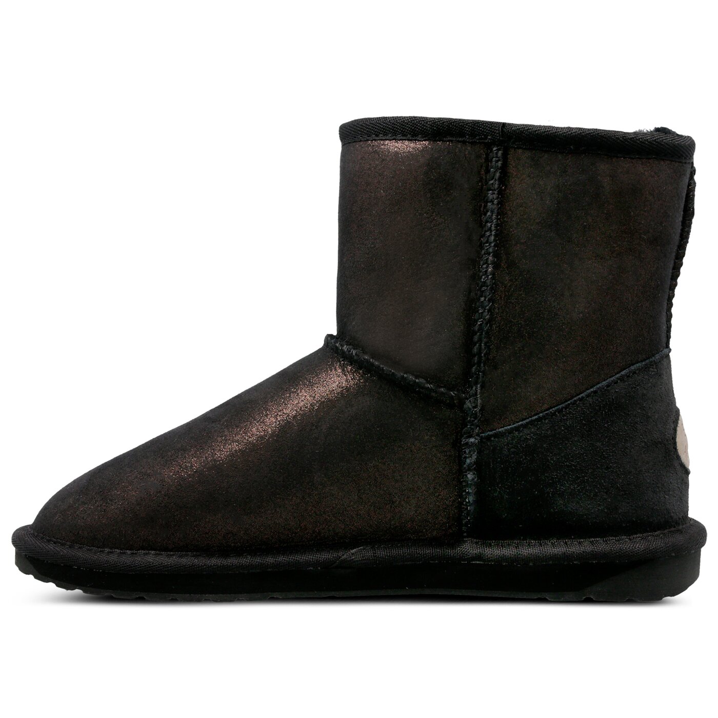 Damskie botki / sztyblety EMU STINGER METALLIC MINI w11378black kolor czarny