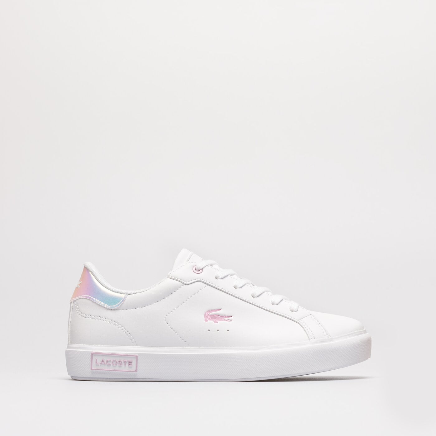 Dziecięce sneakersy (buty) LACOSTE POWERCOURT 222 2 SUJ 744suj001821g kolor biały