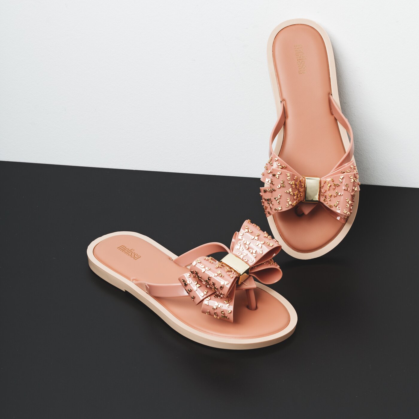 Damskie klapki MELISSA FLIP FLOP SWEET AD. 3244751430 kolor różowy