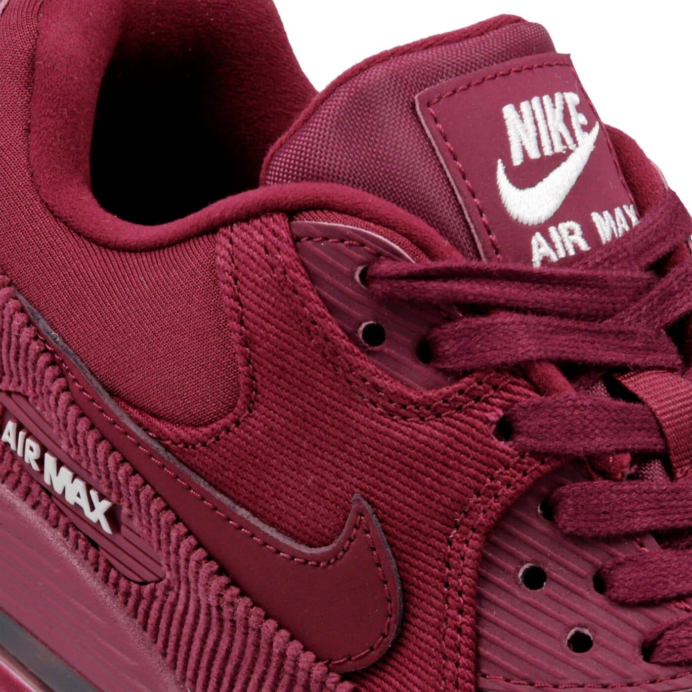 Damskie sneakersy (buty) NIKE W AIR MAX 90 LEA 921304-601 kolor bordowy