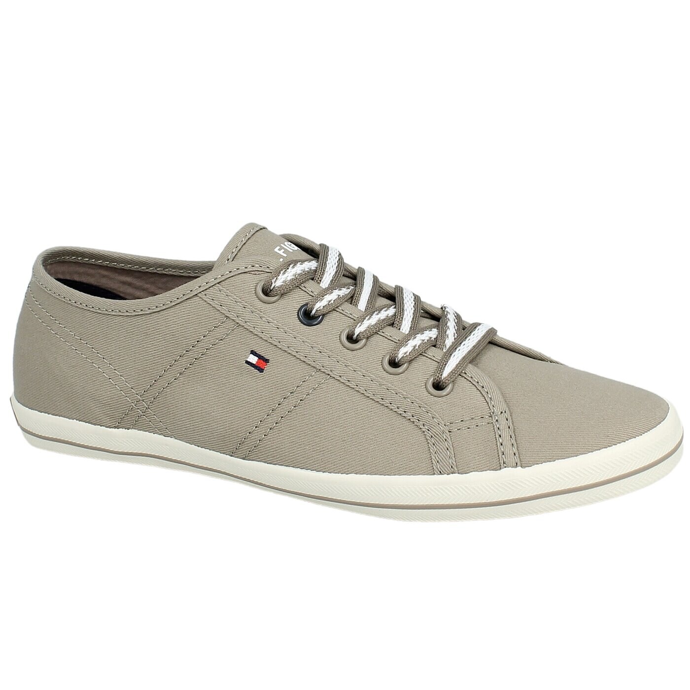 Damskie trampki TOMMY HILFIGER V1285ICTORIA 2D fw56820840058 kolor beżowy