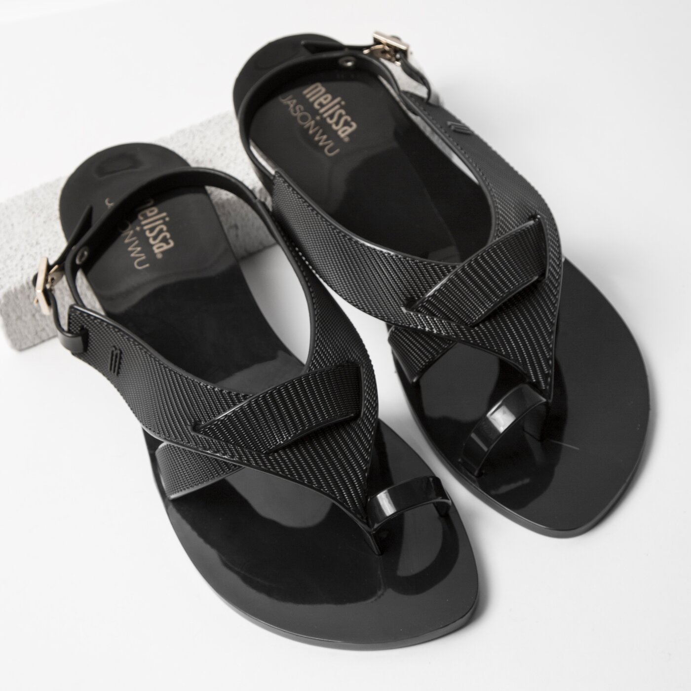 Damskie sandały MELISSA GIRL SANDAL +JASON WU 3232101003 kolor czarny