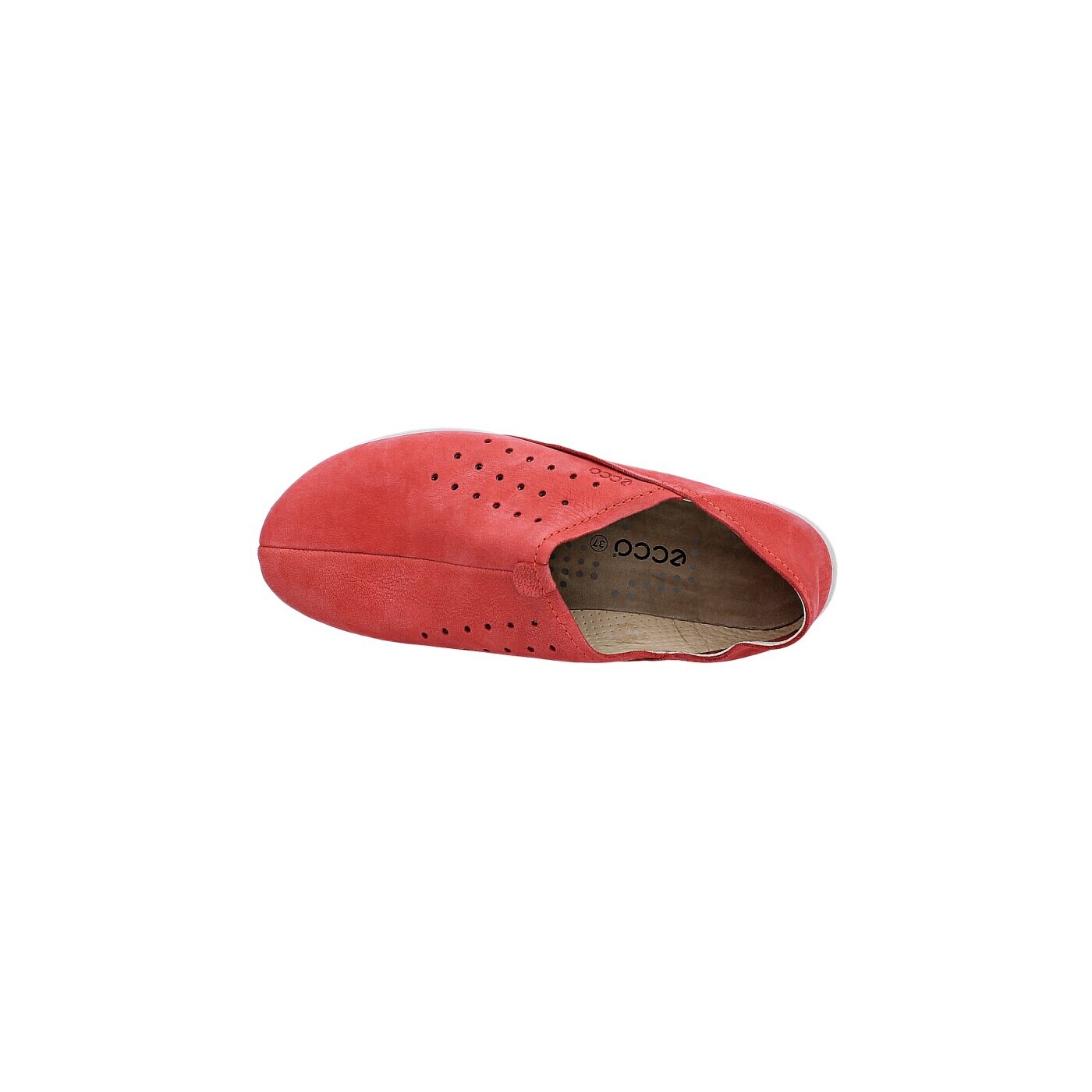Damskie espadryle ECCO EASY L 23181302206 kolor czerwony