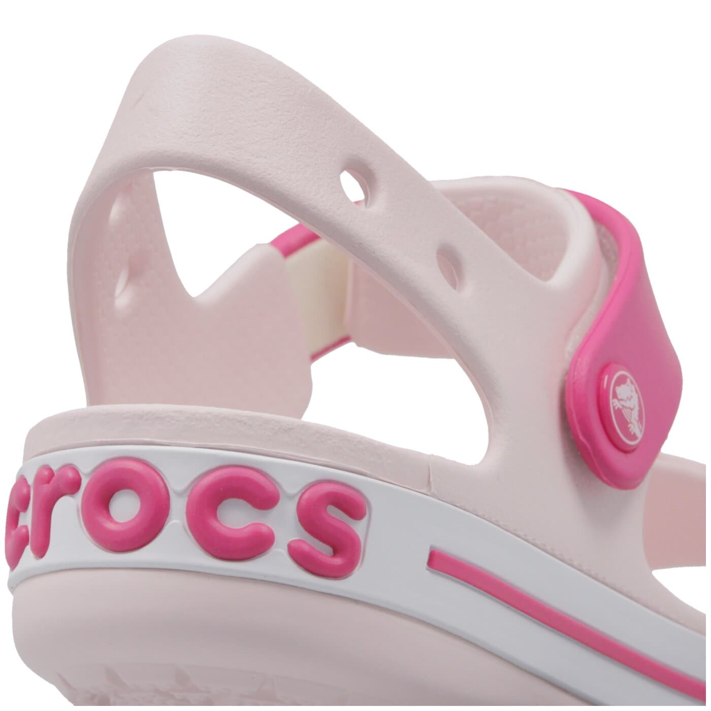 Dziecięce sandały / klapki CROCS CROCBAND SANDAL KIDS 128566pvk kolor różowy