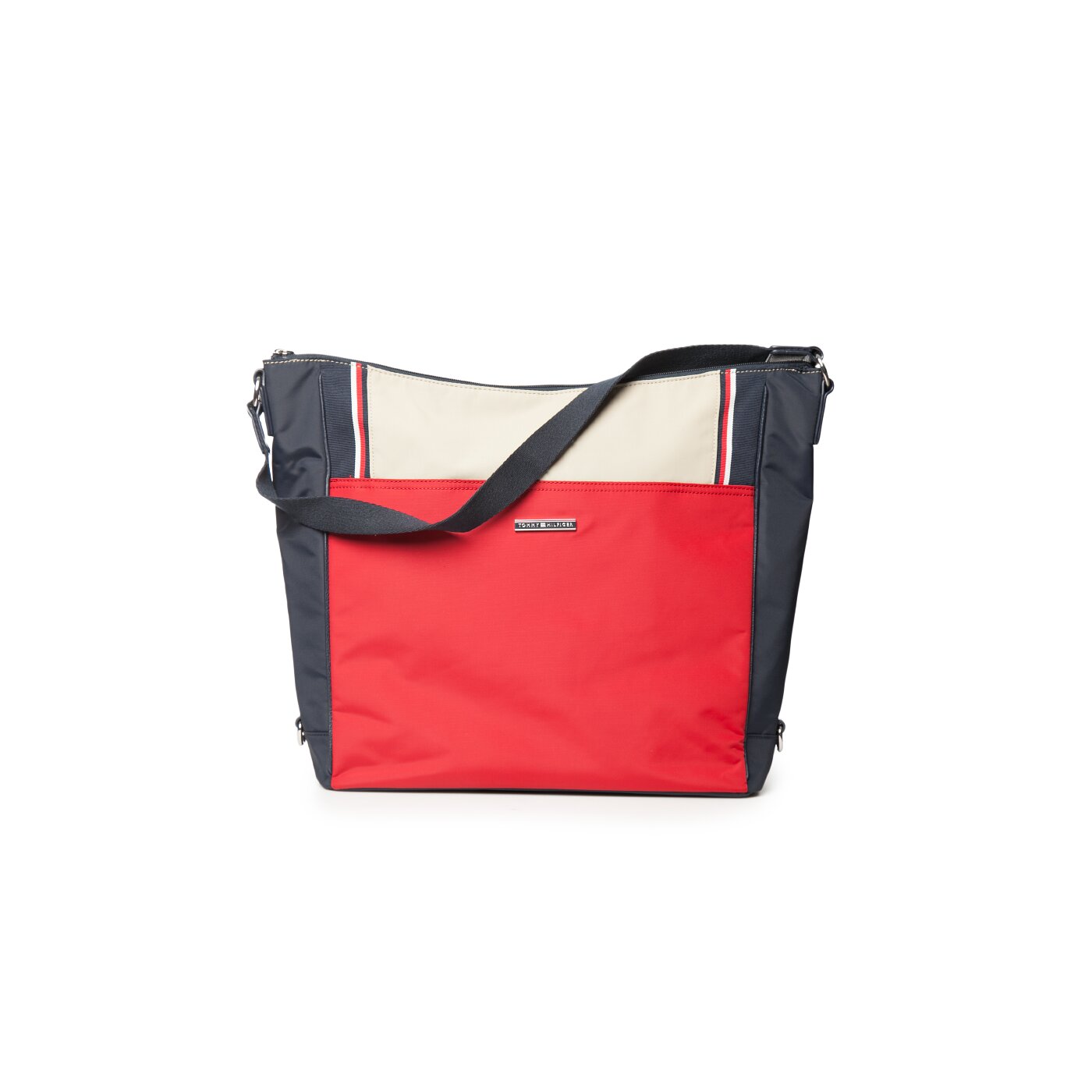 TOMMY HILFIGER TORBA PAMELA HOBO aw0aw00559908 kolor czerwony