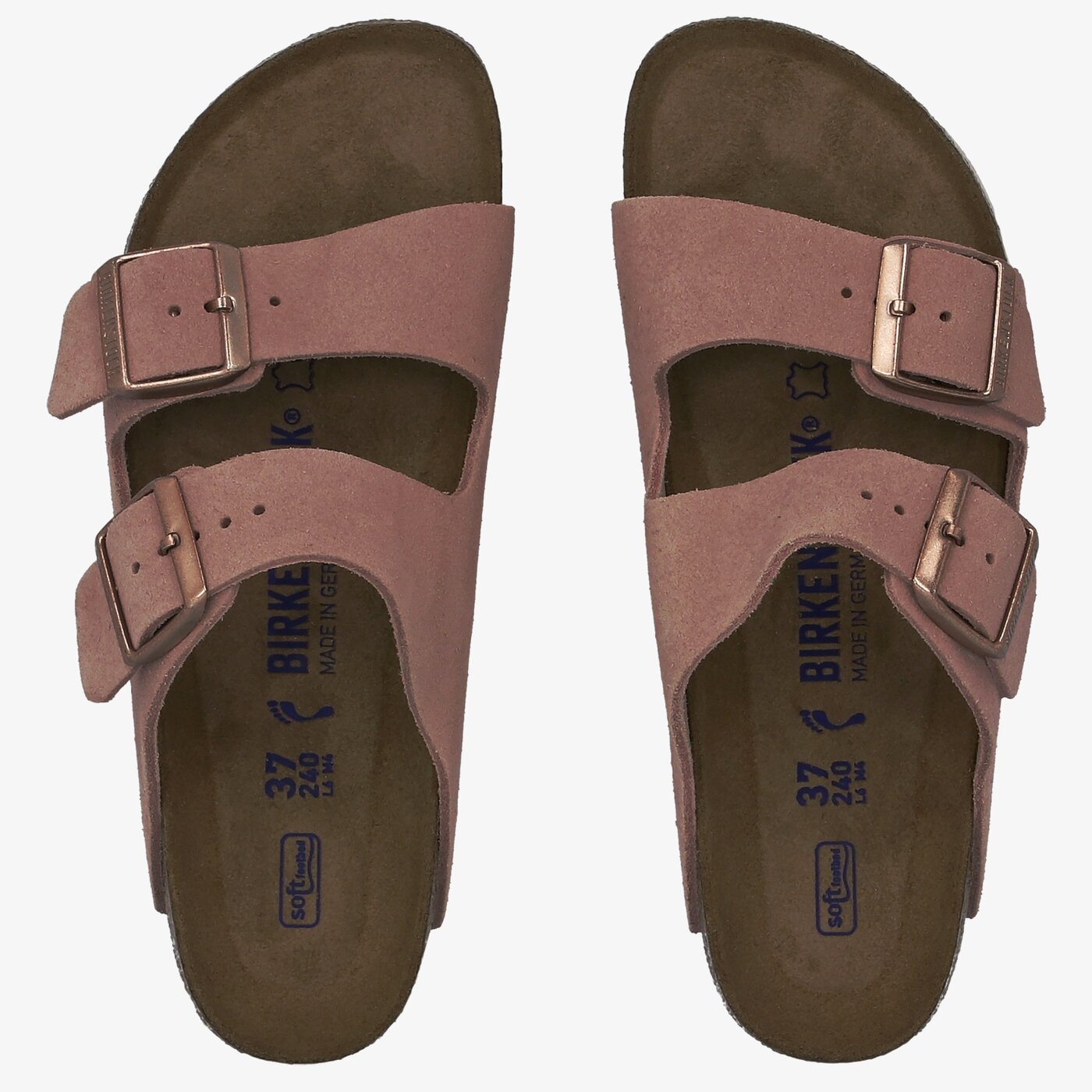 Damskie klapki BIRKENSTOCK ARIZONA SOFT FOOTBED  1015892 kolor różowy