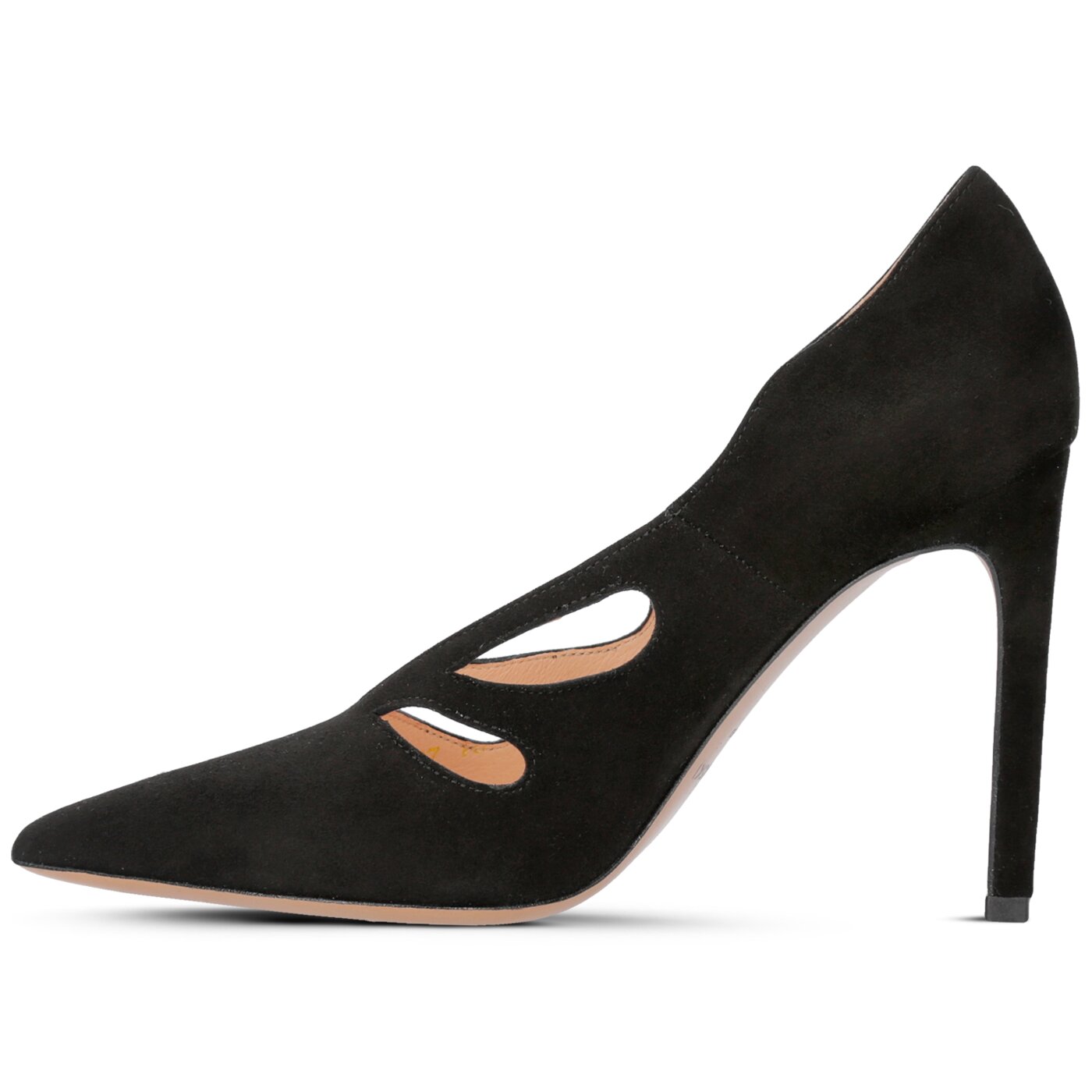 Damskie szpilki / czółenka BALDOWSKI SZPILKI Z WYCIĘCIAMI w00346/1451/002 kolor czarny