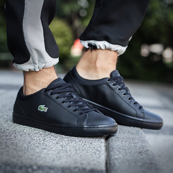 Męskie sneakersy (buty) LACOSTE STRAIGHTSET SPT 316 1 732spm0038024 kolor czarny