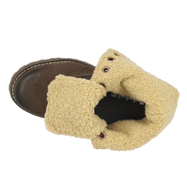 TIMBERLAND 6 IN WP SHEARLING BOOT 6288r kolor brązowy