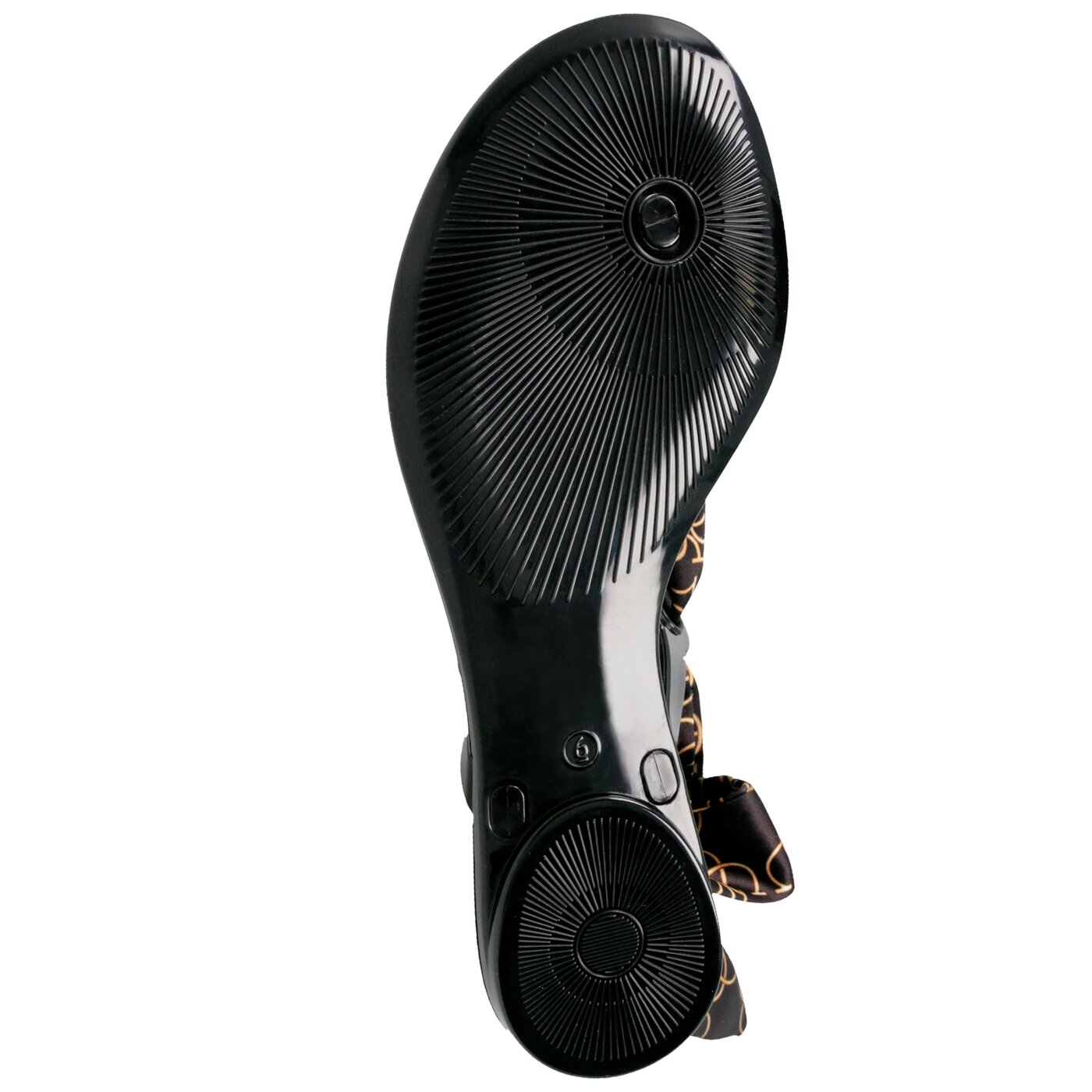 Damskie sandały GUESS JUDAY fl6judfap21blkgo kolor czarny