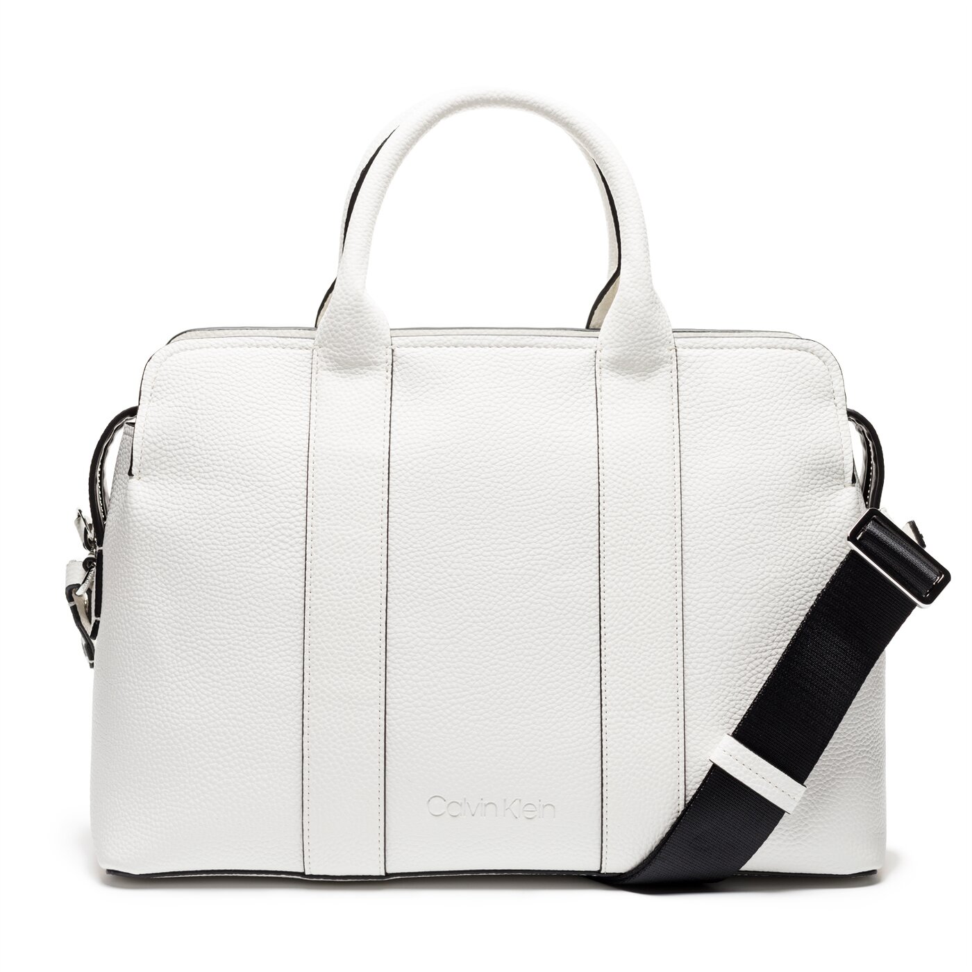 Damska torebka CALVIN KLEIN TOREBKA RACE TOTE k60k604882102 kolor biały