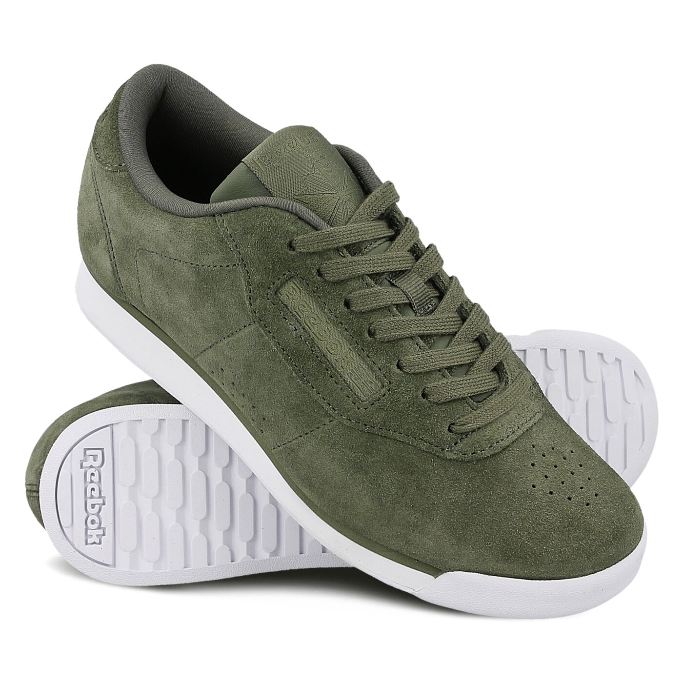 reebok grises mujer