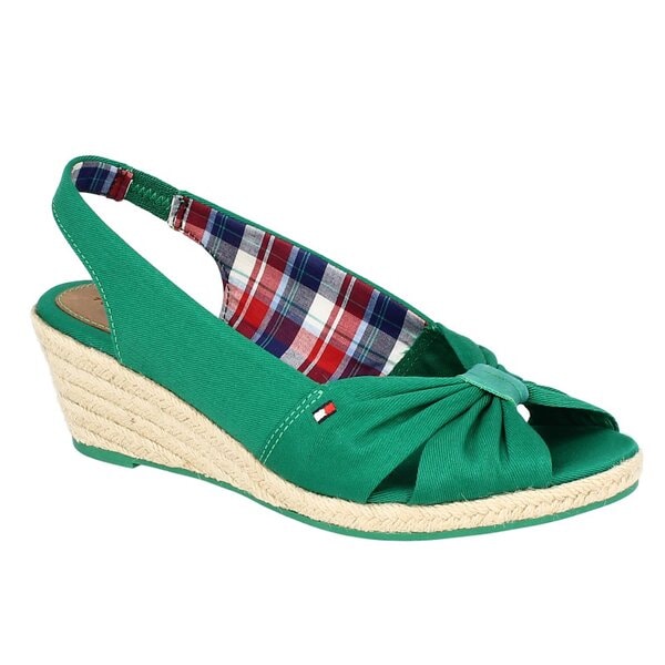 Damskie szpilki / czółenka TOMMY HILFIGER ELSA 5 A  fw56815403241 kolor zielony