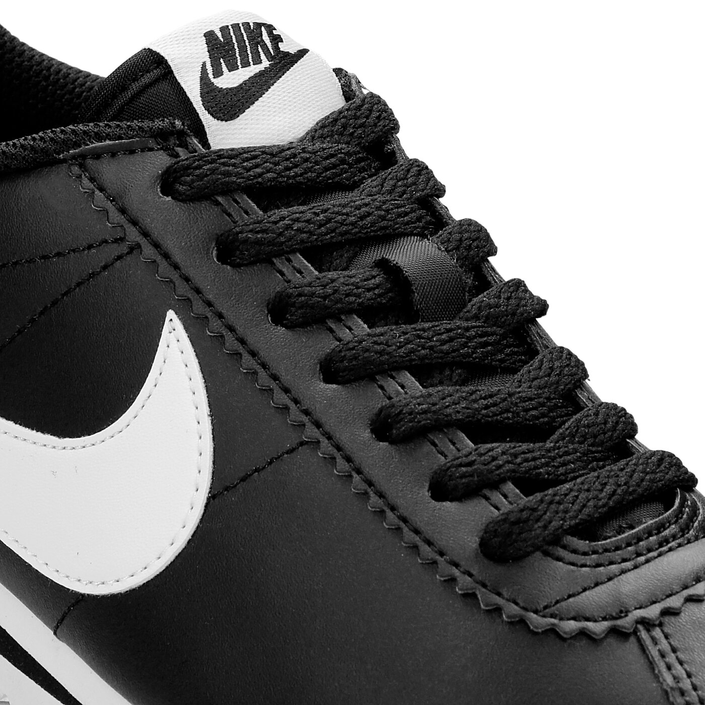 Damskie sneakersy (buty) NIKE WMNS CLASSIC CORTEZ LEATHER  807471-010 kolor czarny