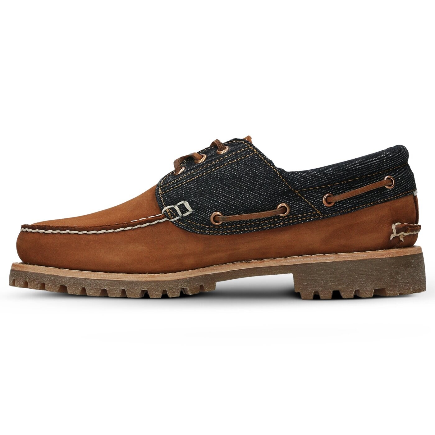Męskie mokasyny TIMBERLAND AUTHENTICS 3 EYE F/ L LUG a1fjq kolor brązowy