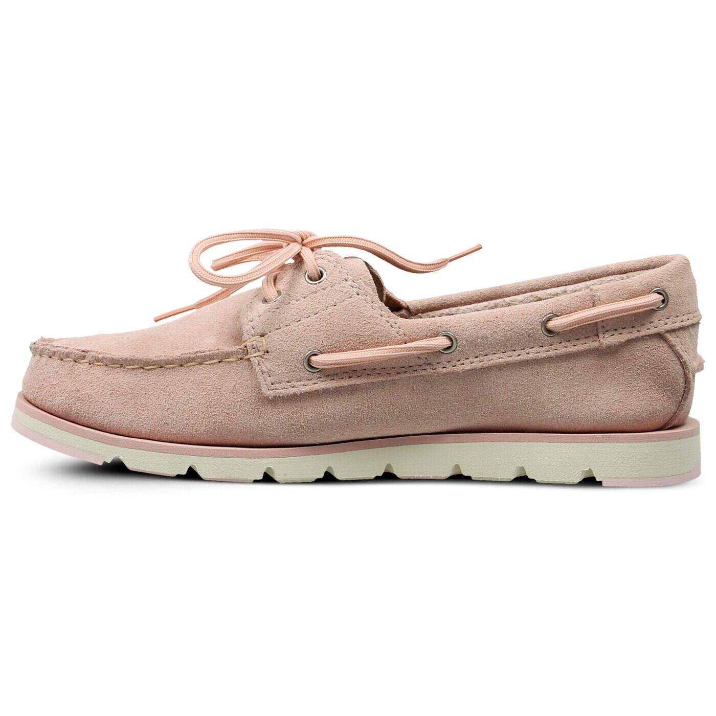 Damskie mokasyny i półbuty TIMBERLAND CAMDEN FALLS SUEDE BOAT tb0a1p836621 kolor różowy