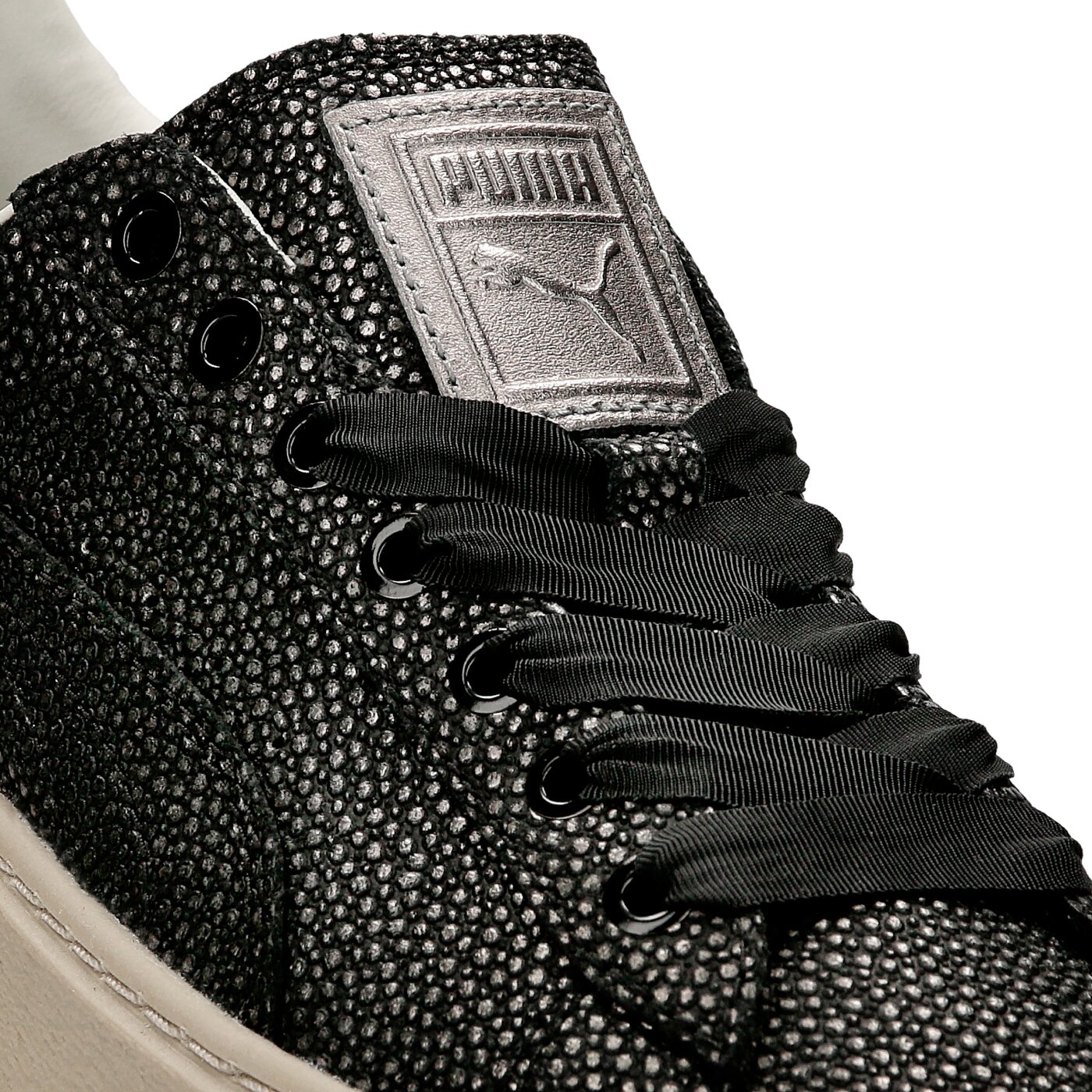 Damskie sneakersy (buty) PUMA BASKET PLATFORM LUX WN'S 36491303 kolor czarny