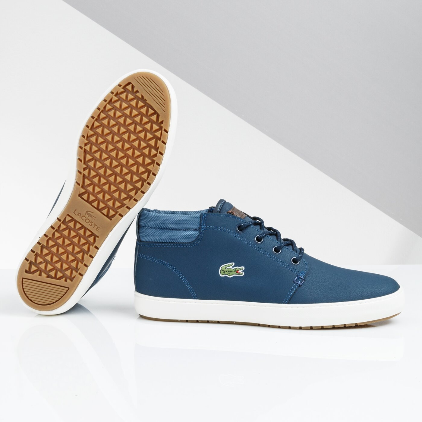 Męskie trampki LACOSTE AMPTHILL TERRA 319 1 CMA 738cma0028nd1 kolor granatowy
