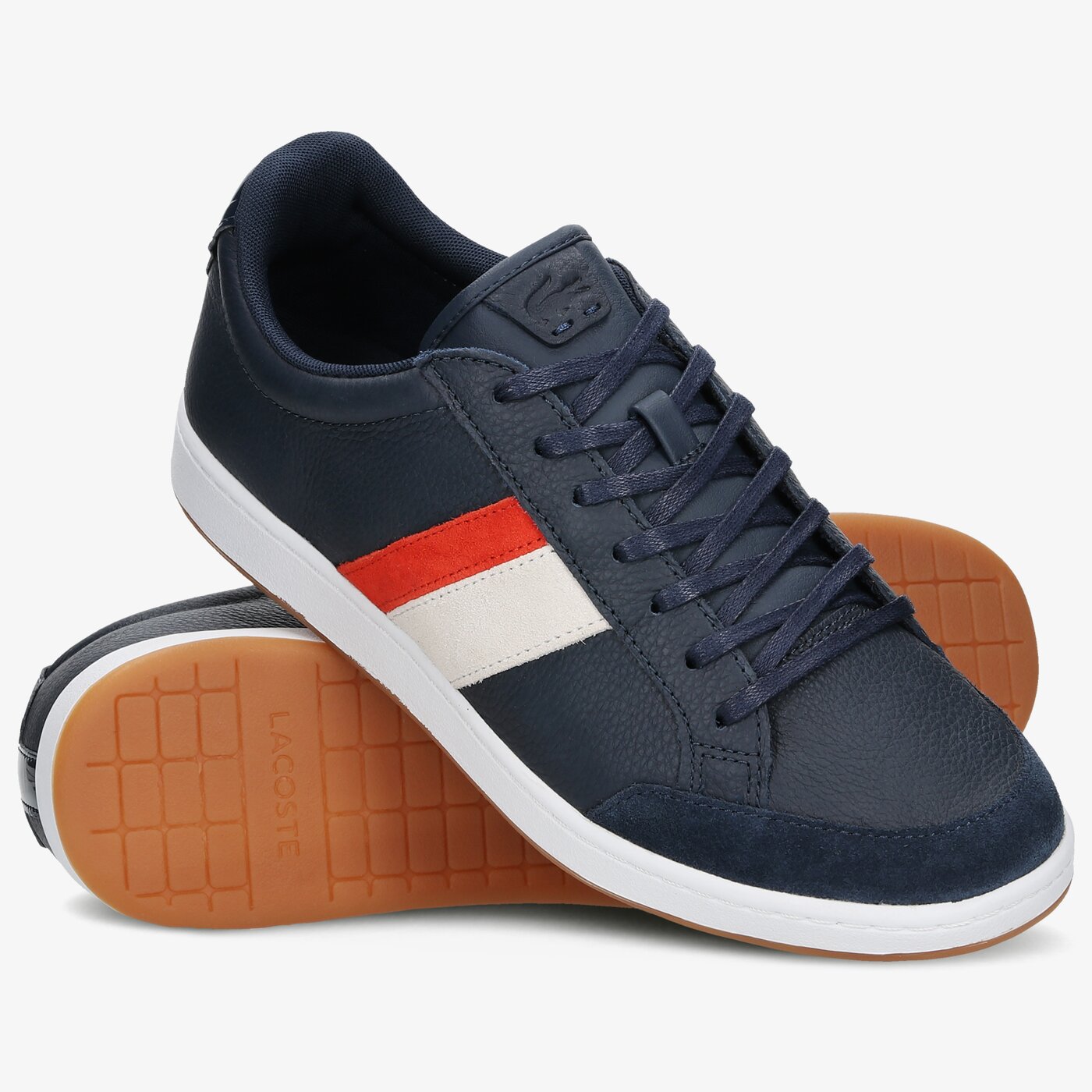 Męskie sneakersy (buty) LACOSTE CARNABY ACE 120 1 SMA 739sma0015325 kolor granatowy