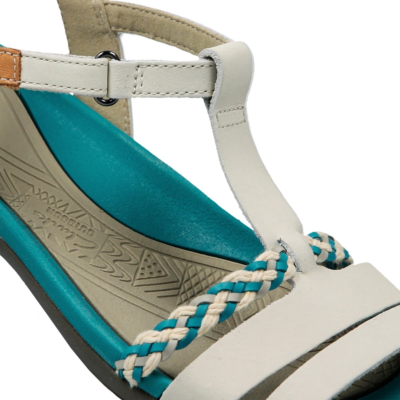 Damskie sandały CLARKS TEALITE GRACE 26132130 kolor biały