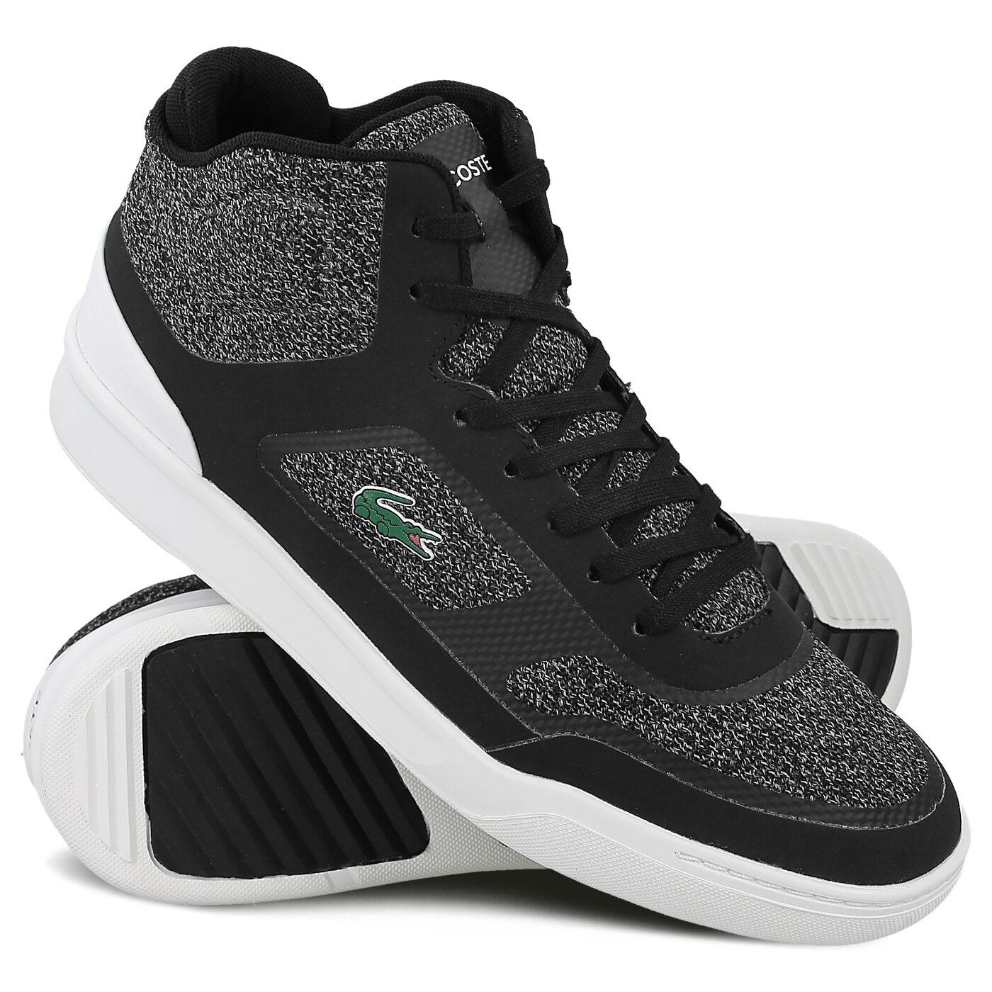 Męskie sneakersy (buty) LACOSTE EXPLORATEUR SPT MID 317 2 734cam0021312 kolor czarny