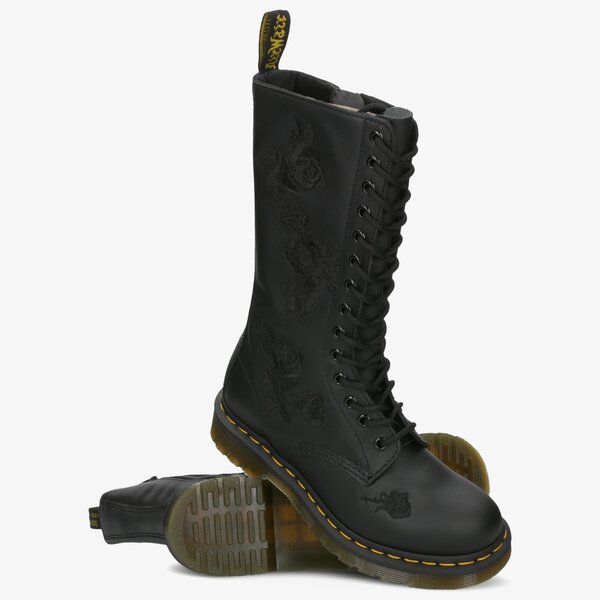 Damskie kozaki DR MARTENS 1914 VONDA MONO14 EYE BOOT 24986001 kolor czarny